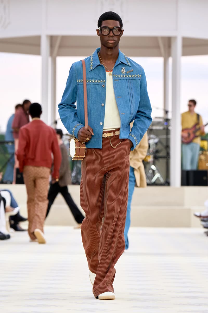 AMIRI SS25 Combines 19th Century Western Tropes Combines Western Tropes With the '70s Jazz Flair paris fashion week collection mike amiri The Yussef Dayes Experience maluma kyle kuzma french montana