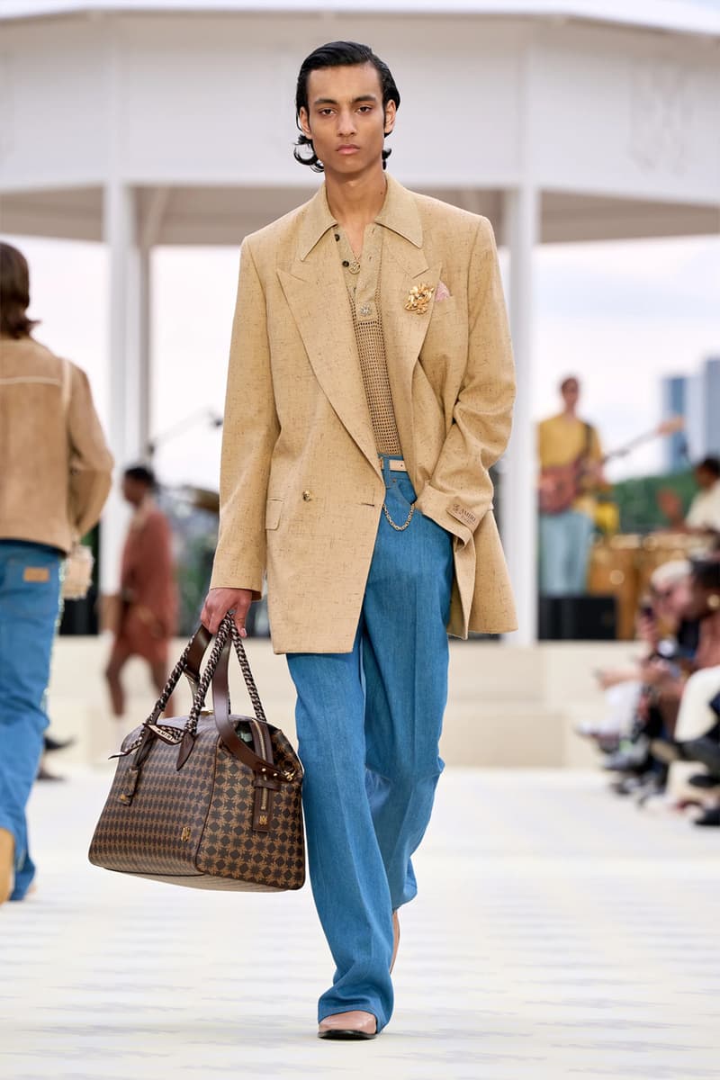 AMIRI SS25 Combines 19th Century Western Tropes Combines Western Tropes With the '70s Jazz Flair paris fashion week collection mike amiri The Yussef Dayes Experience maluma kyle kuzma french montana