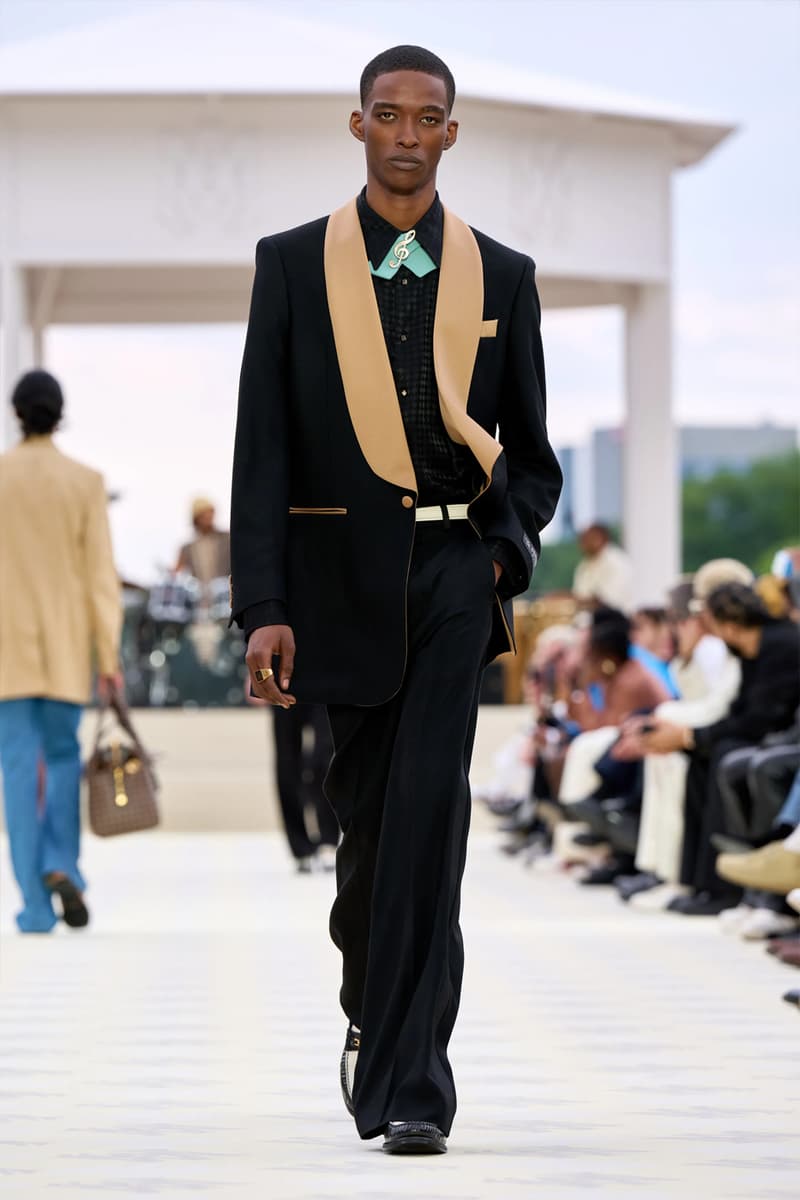 AMIRI SS25 Combines 19th Century Western Tropes Combines Western Tropes With the '70s Jazz Flair paris fashion week collection mike amiri The Yussef Dayes Experience maluma kyle kuzma french montana