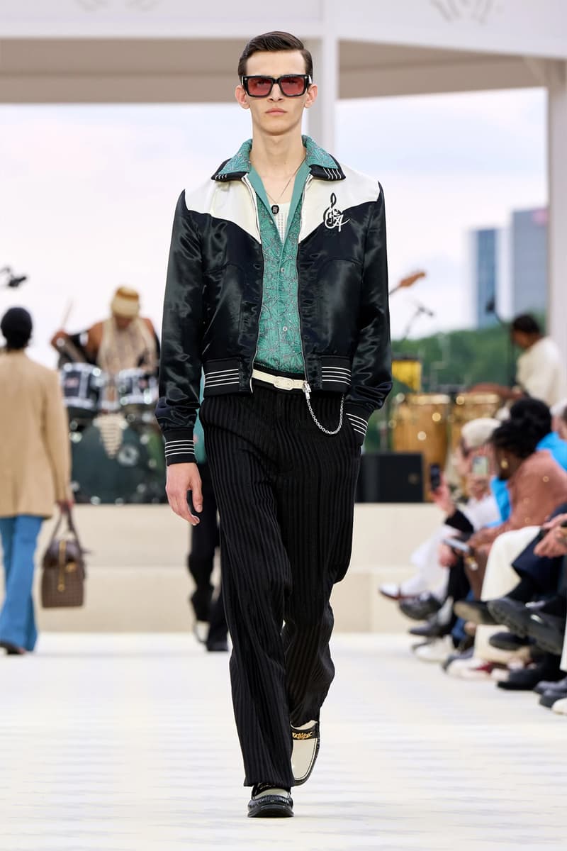 AMIRI SS25 Combines 19th Century Western Tropes Combines Western Tropes With the '70s Jazz Flair paris fashion week collection mike amiri The Yussef Dayes Experience maluma kyle kuzma french montana