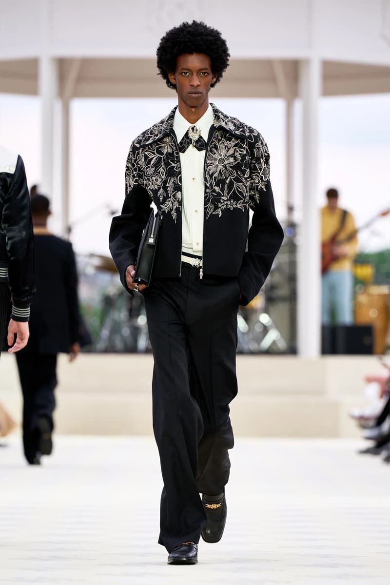 AMIRI SS25 Combines 19th Century Western Tropes Combines Western Tropes With the '70s Jazz Flair paris fashion week collection mike amiri The Yussef Dayes Experience maluma kyle kuzma french montana