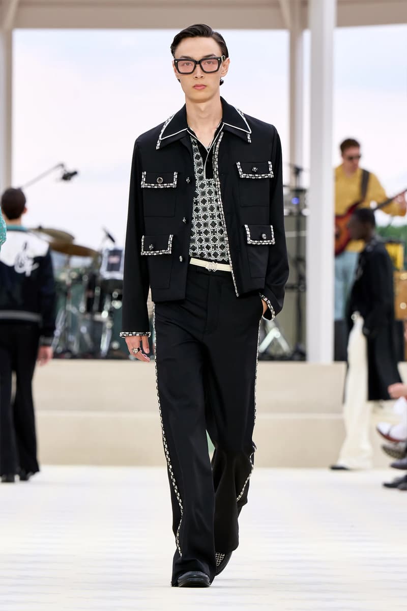 AMIRI SS25 Combines 19th Century Western Tropes Combines Western Tropes With the '70s Jazz Flair paris fashion week collection mike amiri The Yussef Dayes Experience maluma kyle kuzma french montana