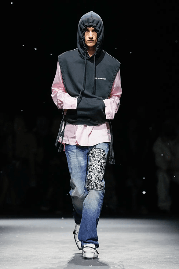 BLUEMARBLE Spring Summer 2025 Paris Fashion Week menswear runway Anthony Alvarez