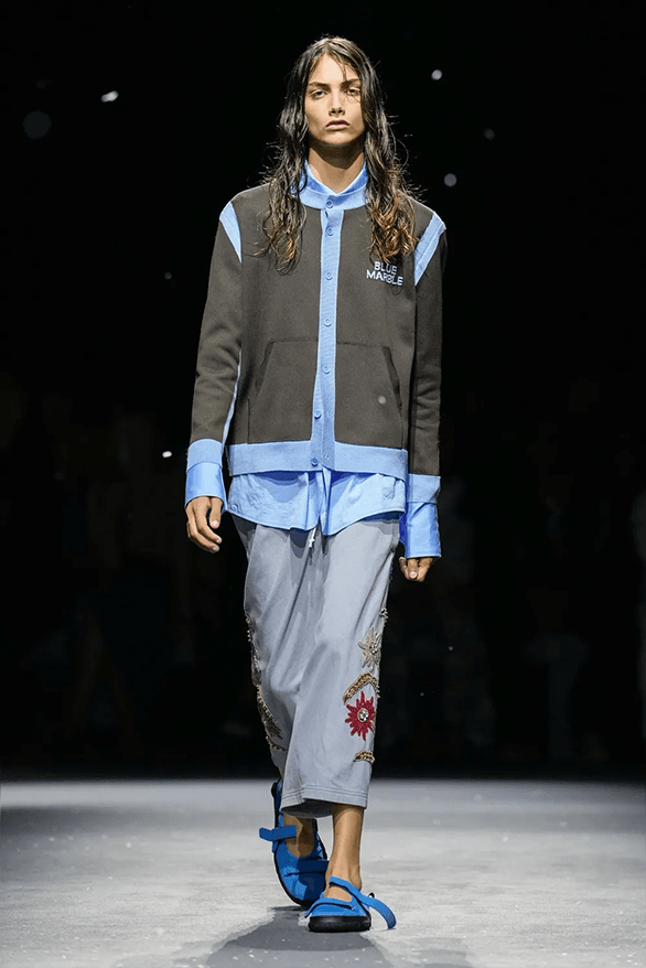 BLUEMARBLE Spring Summer 2025 Paris Fashion Week menswear runway Anthony Alvarez