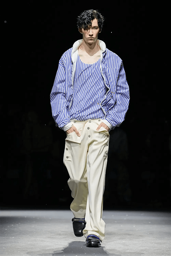 BLUEMARBLE Spring Summer 2025 Paris Fashion Week menswear runway Anthony Alvarez
