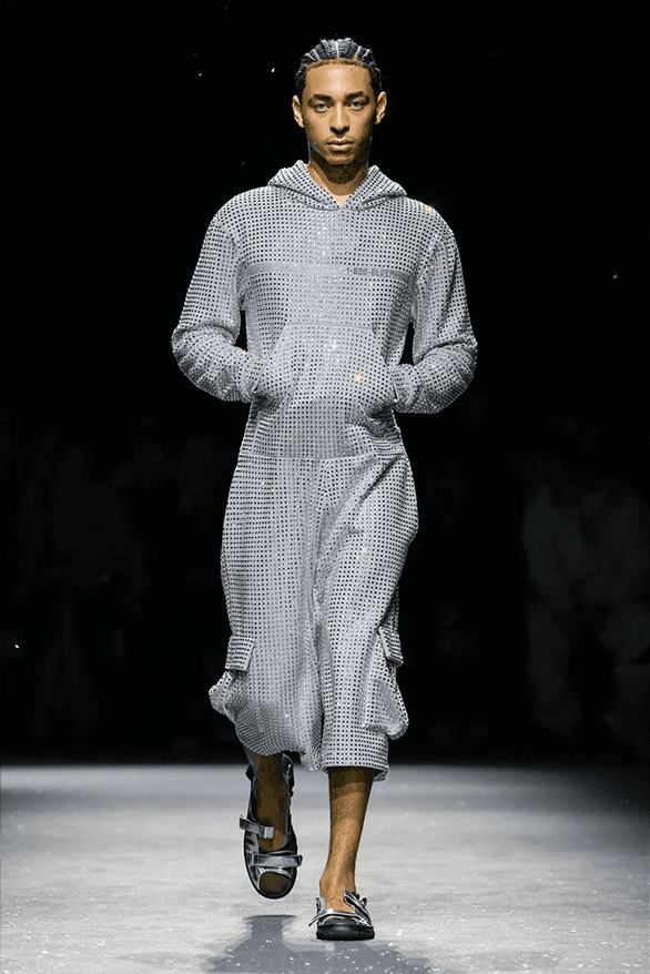 BLUEMARBLE Spring Summer 2025 Paris Fashion Week menswear runway Anthony Alvarez