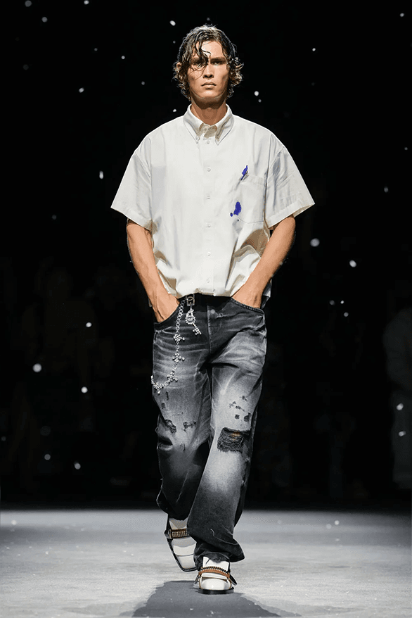BLUEMARBLE Spring Summer 2025 Paris Fashion Week menswear runway Anthony Alvarez