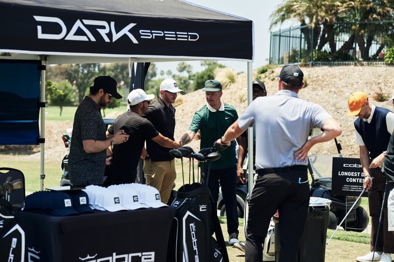 COBRA PUMA GOLF Hypegolf Invitational Pop-Up DARKSPEED Drivers 3D-printed LIMIT3D™ irons DARKSPEED MAX SLIPSTREAM G Spikeless Golf Shoes TEVERIS G