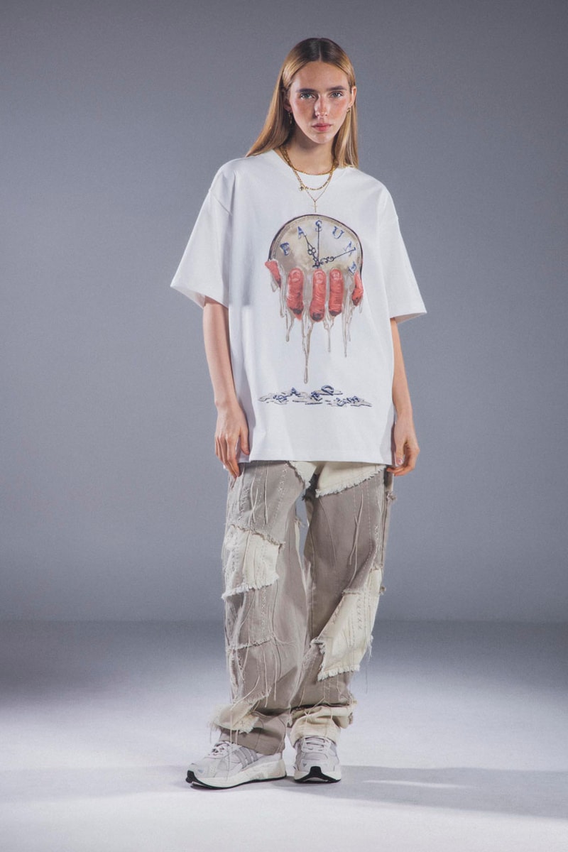 Pas Une Marque Crafts an "Embroidery of Disruption" for SS25 spring summer 2025 2024 paris collection link purchase website nahmias streetwear france french cargo hoodie knitwear vest utilitarian military online fashion week 