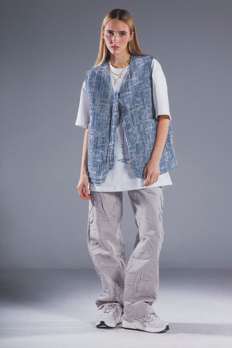 Pas Une Marque Crafts an "Embroidery of Disruption" for SS25 spring summer 2025 2024 paris collection link purchase website nahmias streetwear france french cargo hoodie knitwear vest utilitarian military online fashion week