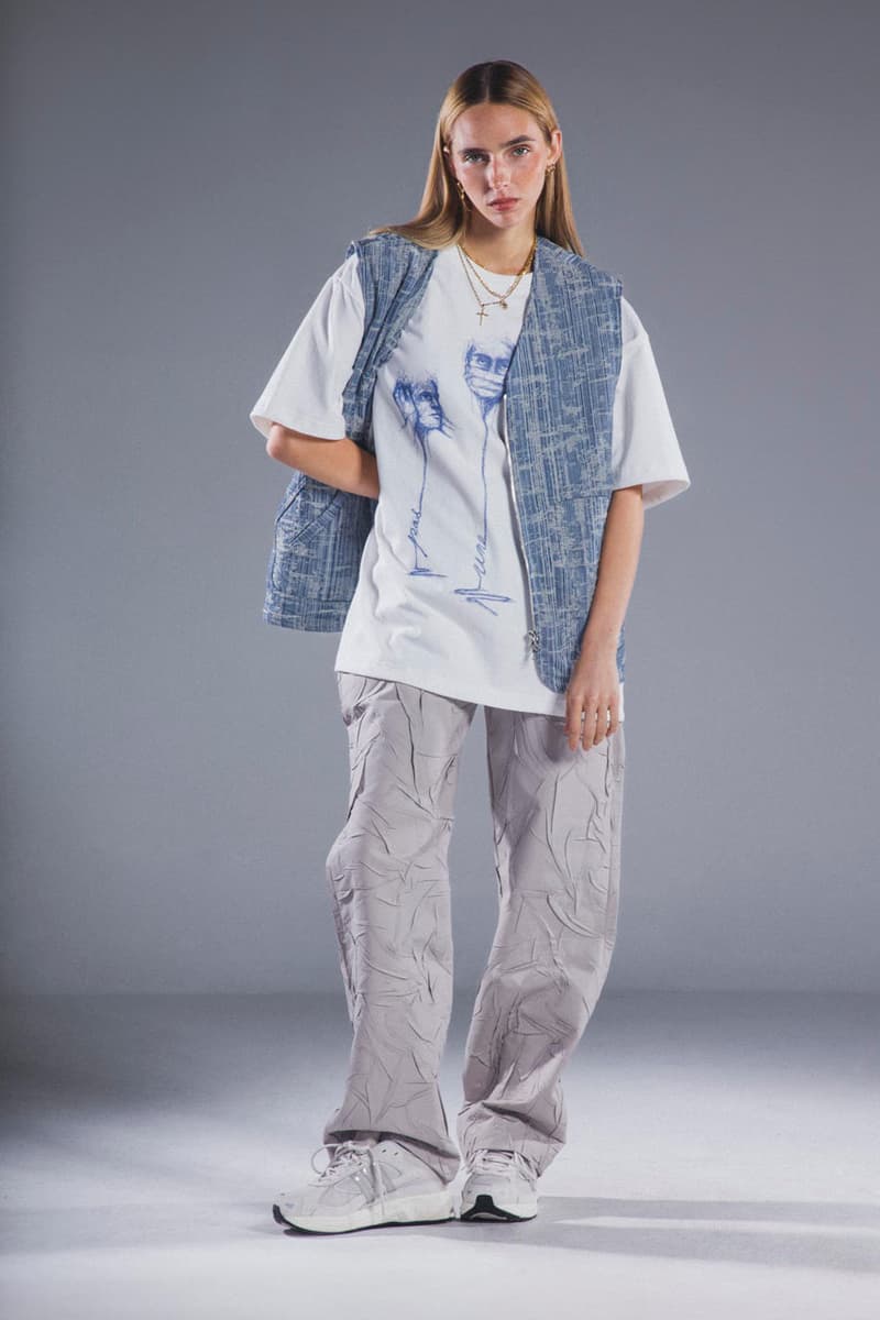 Pas Une Marque Crafts an "Embroidery of Disruption" for SS25 spring summer 2025 2024 paris collection link purchase website nahmias streetwear france french cargo hoodie knitwear vest utilitarian military online fashion week