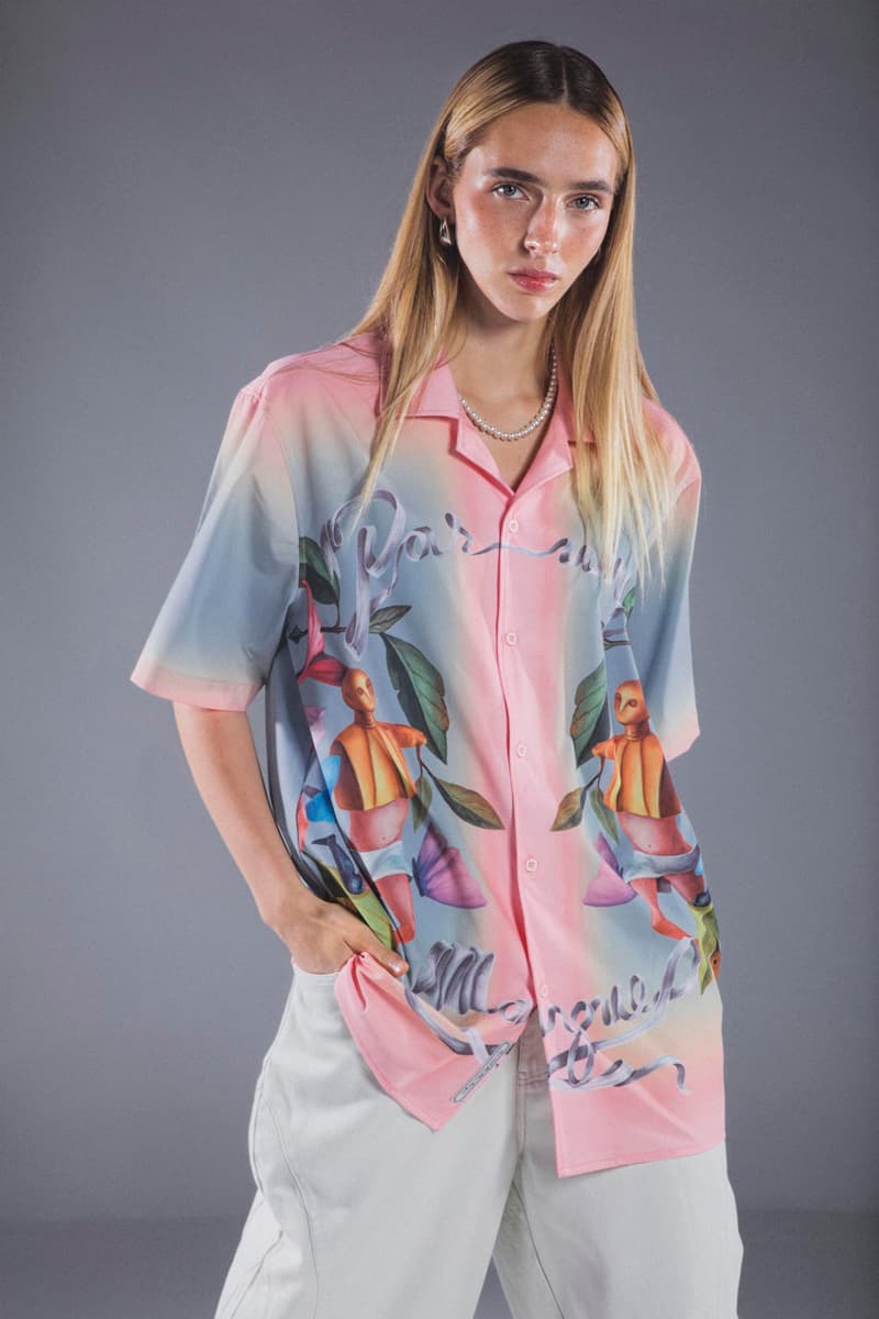 Pas Une Marque Crafts an "Embroidery of Disruption" for SS25 spring summer 2025 2024 paris collection link purchase website nahmias streetwear france french cargo hoodie knitwear vest utilitarian military online fashion week