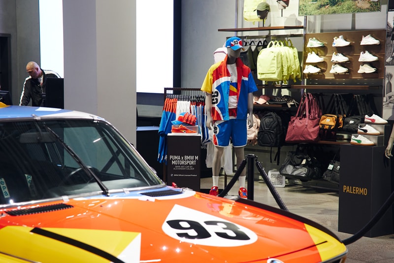 PUMA BMW art car collection alexander calder new york flagship store sneaker community vashtie 3.0 CSL race Le Mans
