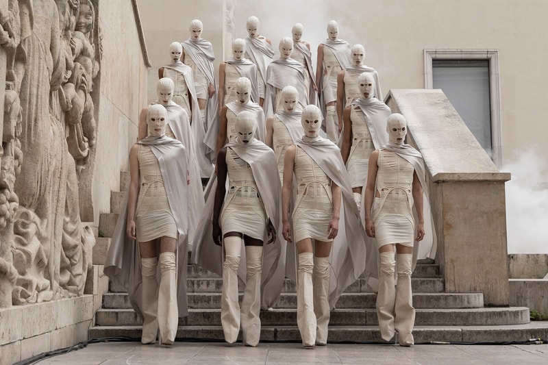 Rick Owens SS25 Envisions a 200-Strong 