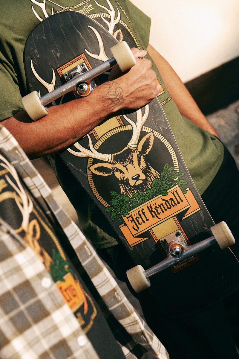 santa cruz skateboards Jӓgermeister kendall vintage deck 1990 jeff 
