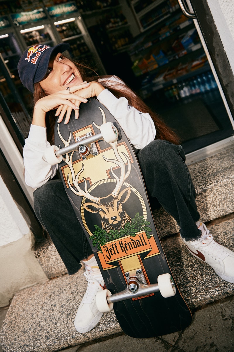 santa cruz skateboards Jӓgermeister kendall vintage deck 1990 jeff 