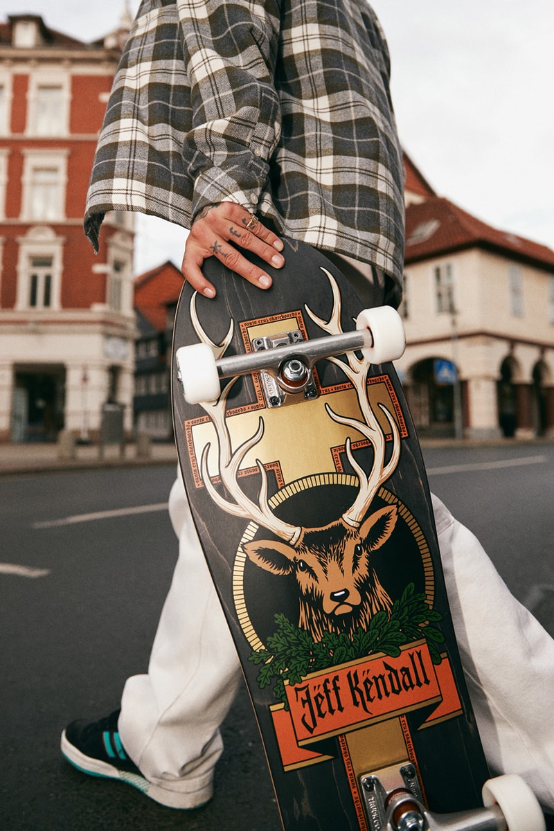 santa cruz skateboards Jӓgermeister kendall vintage deck 1990 jeff 