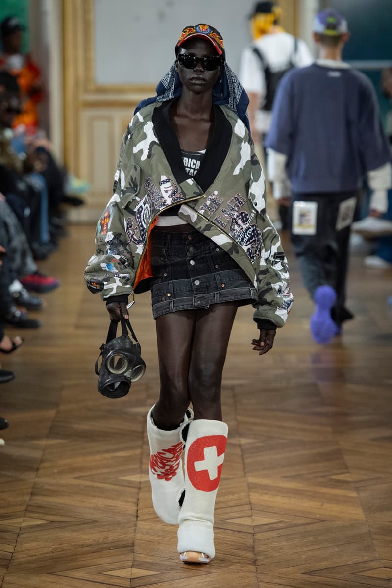 A$AP Rocky Makes Paris Fashion Week Debut with First AWGE Runway Collection Spring/Summer 2025 Paris fashion week ss25 pfw rihanna