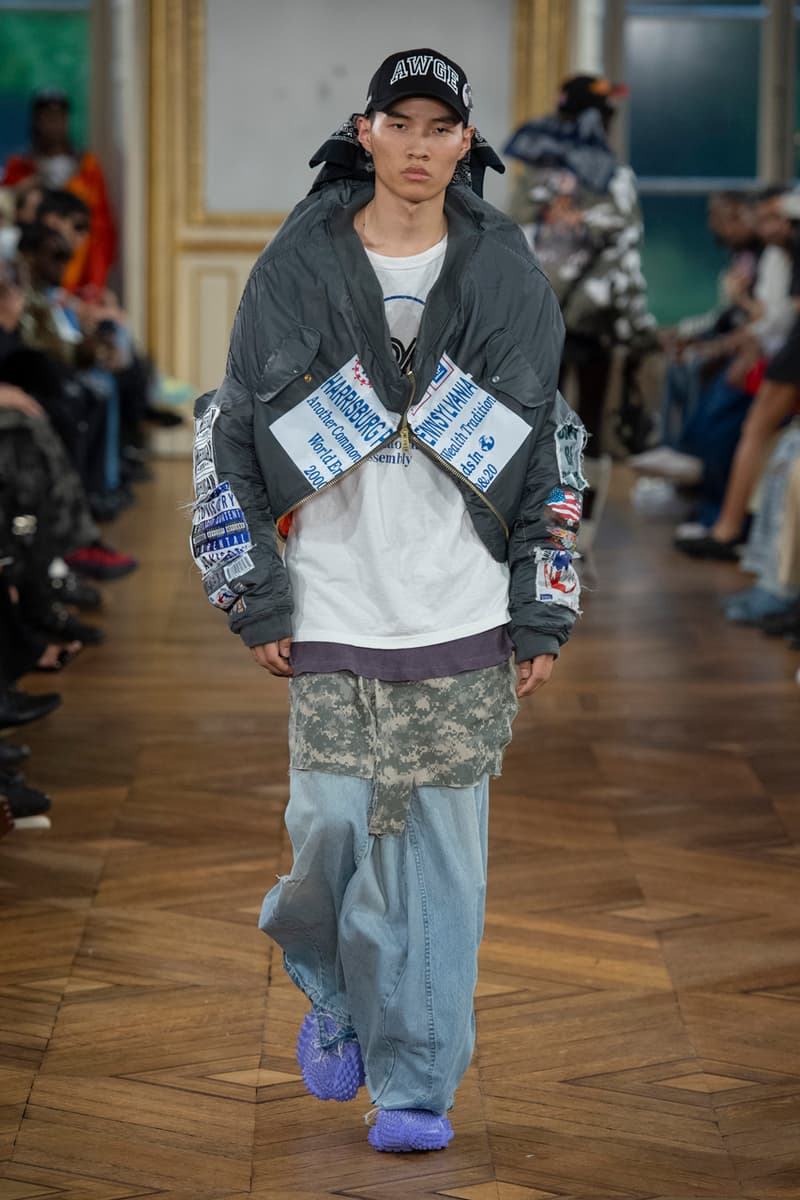 A$AP Rocky Makes Paris Fashion Week Debut with First AWGE Runway Collection Spring/Summer 2025 Paris fashion week ss25 pfw rihanna