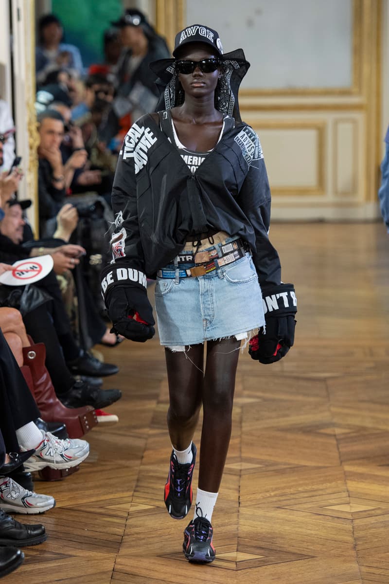 A$AP Rocky Makes Paris Fashion Week Debut with First AWGE Runway Collection Spring/Summer 2025 Paris fashion week ss25 pfw rihanna