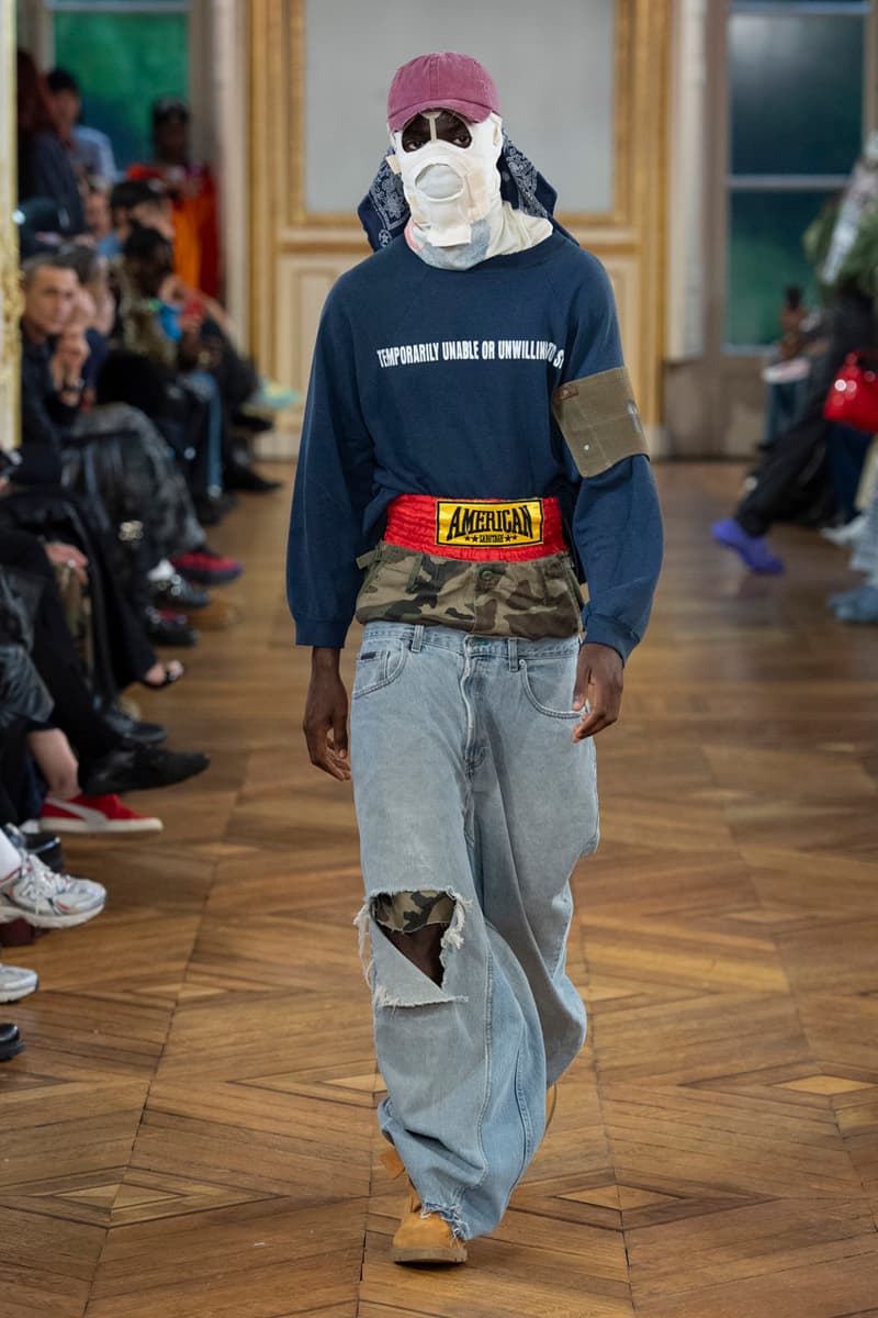 A$AP Rocky Makes Paris Fashion Week Debut with First AWGE Runway Collection Spring/Summer 2025 Paris fashion week ss25 pfw rihanna