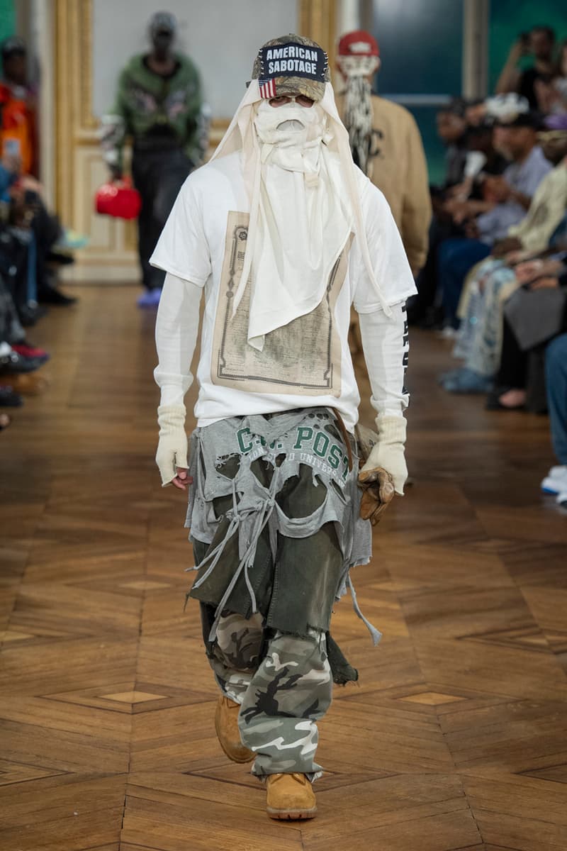A$AP Rocky Makes Paris Fashion Week Debut with First AWGE Runway Collection Spring/Summer 2025 Paris fashion week ss25 pfw rihanna 