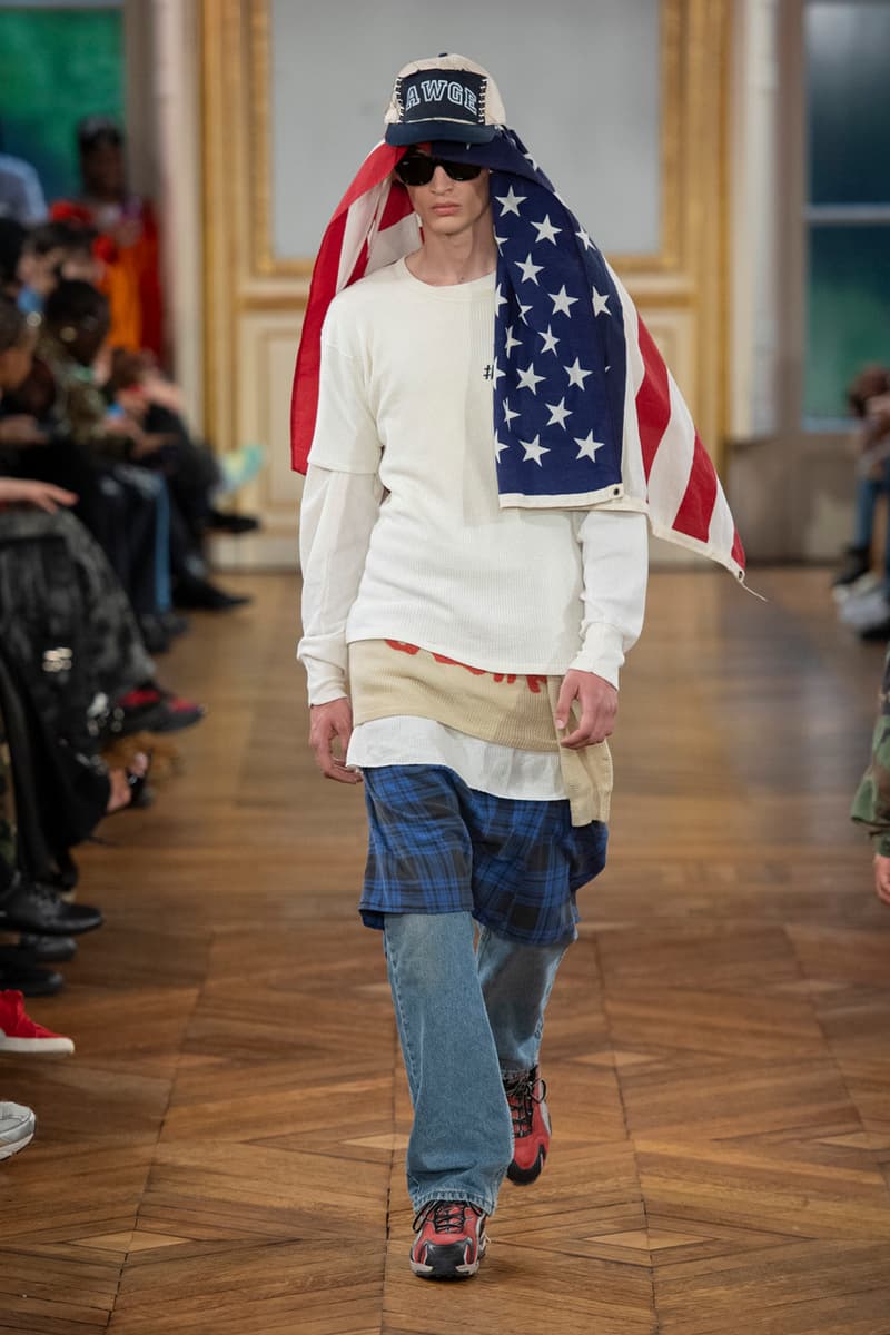 A$AP Rocky Makes Paris Fashion Week Debut with First AWGE Runway Collection Spring/Summer 2025 Paris fashion week ss25 pfw rihanna