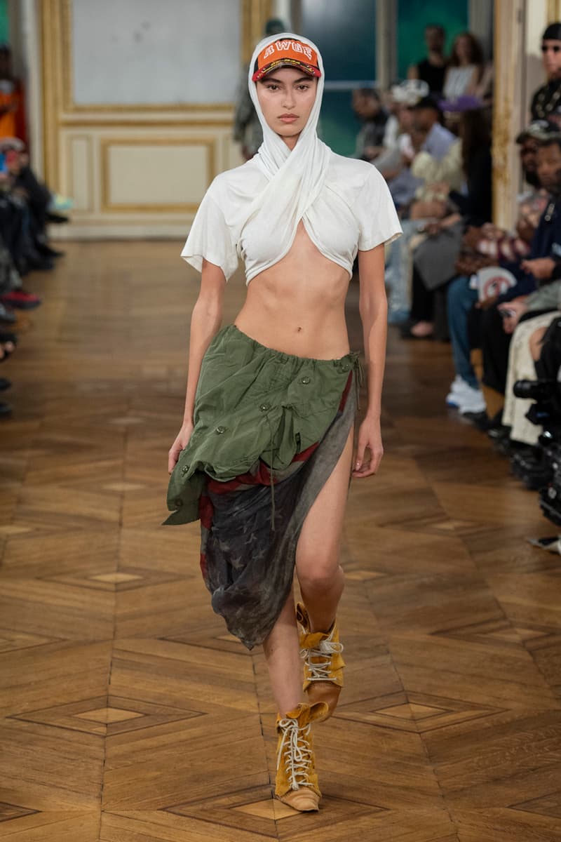 A$AP Rocky Makes Paris Fashion Week Debut with First AWGE Runway Collection Spring/Summer 2025 Paris fashion week ss25 pfw rihanna 