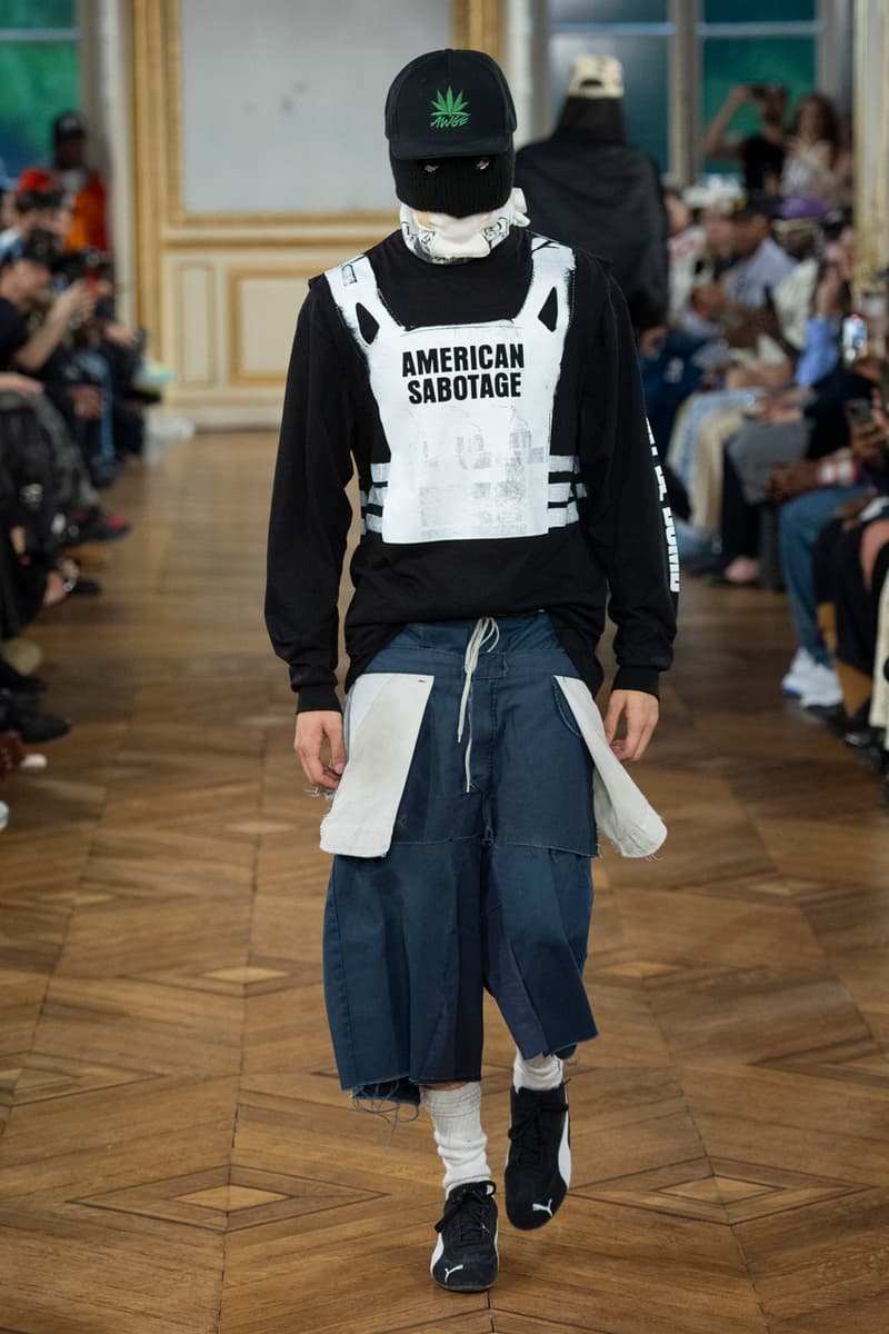A$AP Rocky Makes Paris Fashion Week Debut with First AWGE Runway Collection Spring/Summer 2025 Paris fashion week ss25 pfw rihanna