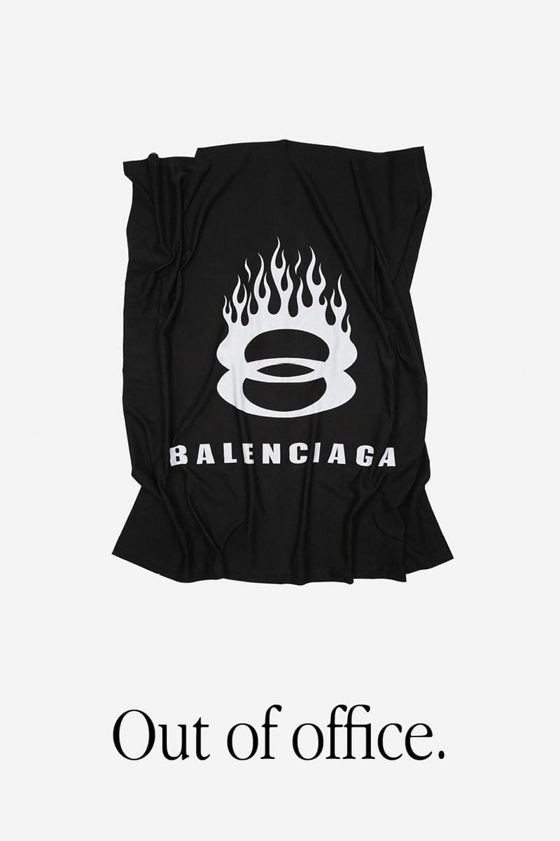 BALENCIAGA◆Your Logo Here Flatground/651795/Tシャツ/L/コットン/PNK