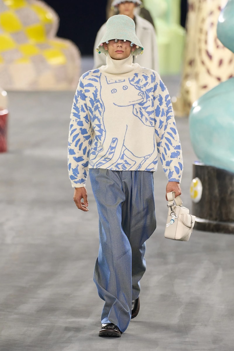 Dior Homme SS25 Paris Fashion Week Collection kim jones hylton nel patterns print cereamic tailoring outerwear