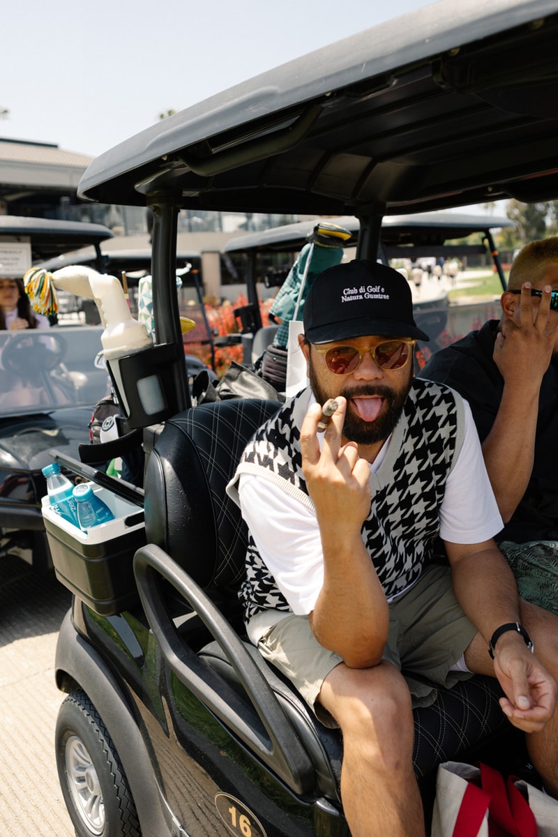 Johnnie Walker Whiskey Cocktail Bar Hypegolf Invitational Devereux Apparel Pop-Up Golf Bar