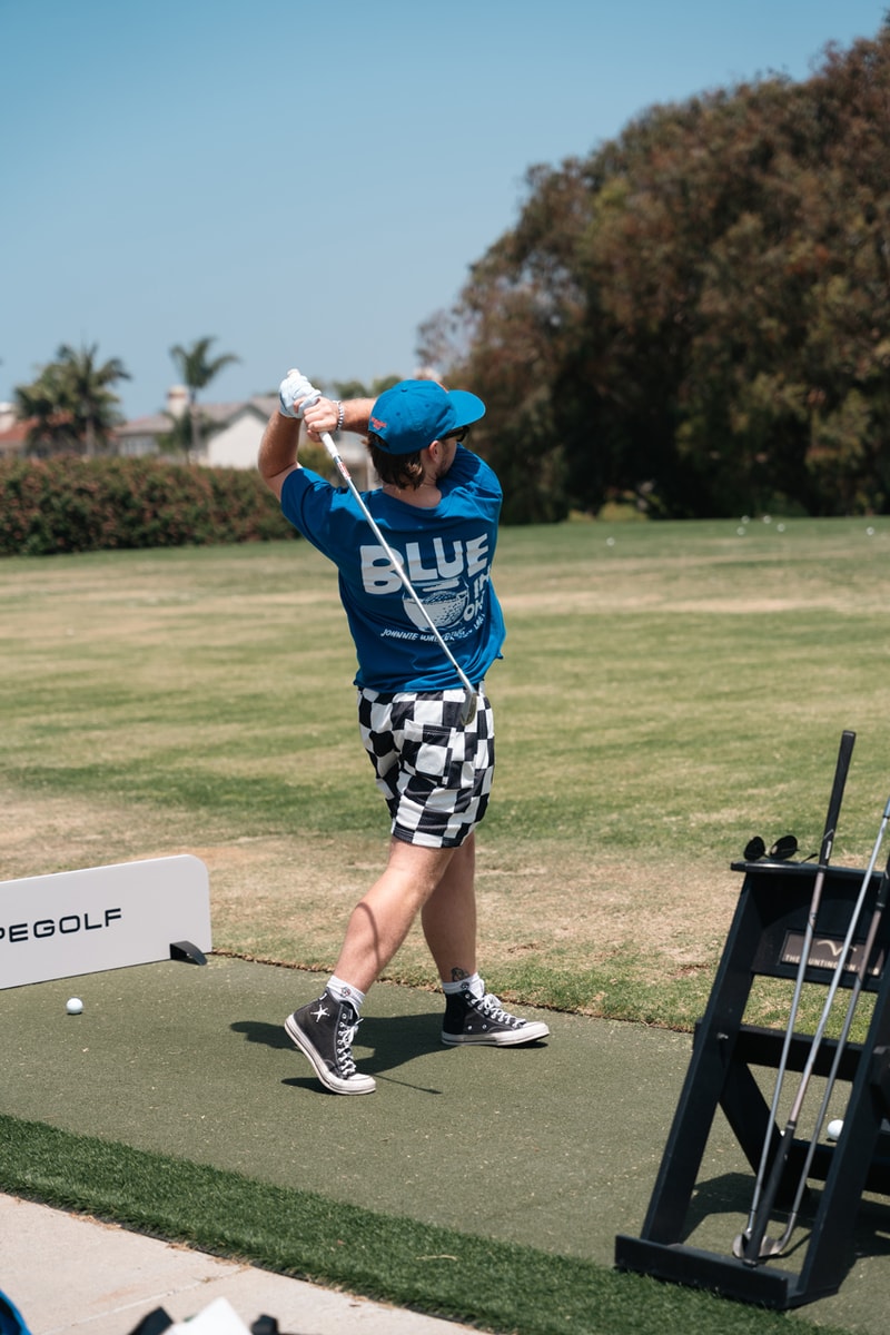 Johnnie Walker Whiskey Cocktail Bar Hypegolf Invitational Devereux Apparel Pop-Up Golf Bar