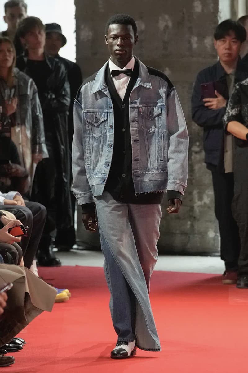 Junya Watanabe SS25 Paris Fashion Week Collection japanese brand cdghp collaborations punk denim tuxedos patchwork