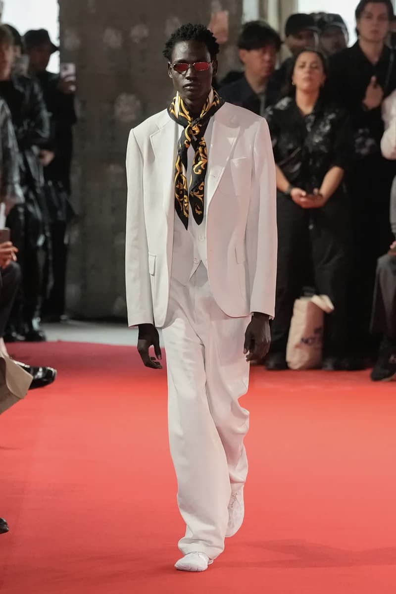 Junya Watanabe SS25 Paris Fashion Week Collection japanese brand cdghp collaborations punk denim tuxedos patchwork