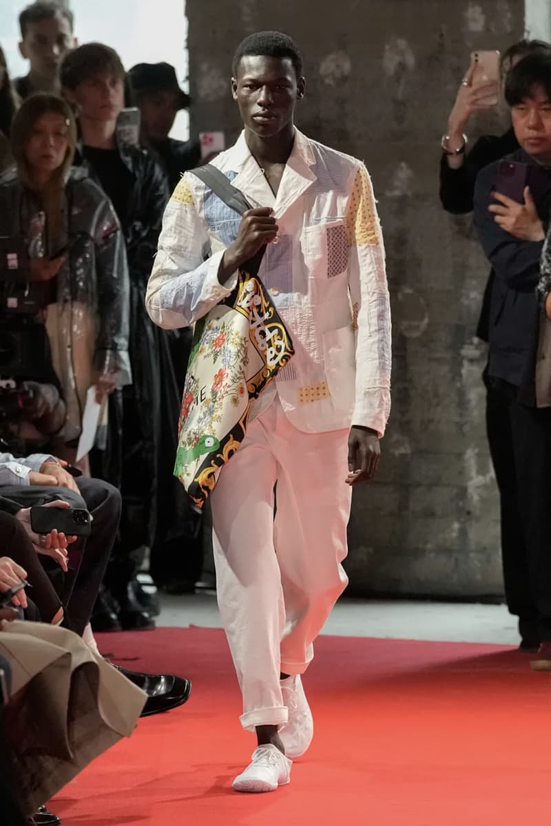 Junya Watanabe SS25 Paris Fashion Week Collection japanese brand cdghp collaborations punk denim tuxedos patchwork