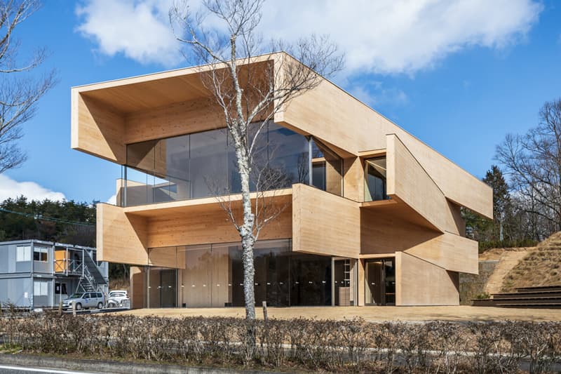 Kengo Kuma Kibi Kogen N SQUARE Co-Working Space Cafe Kibichuo Okayama Prefecture Kengo Kuma & Associates architecture interior design CLT panels 