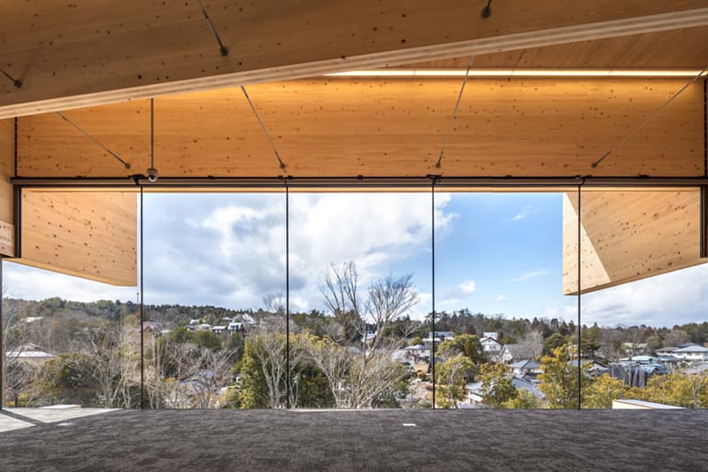 Kengo Kuma Kibi Kogen N SQUARE Co-Working Space Cafe Kibichuo Okayama Prefecture Kengo Kuma & Associates architecture interior design CLT panels 