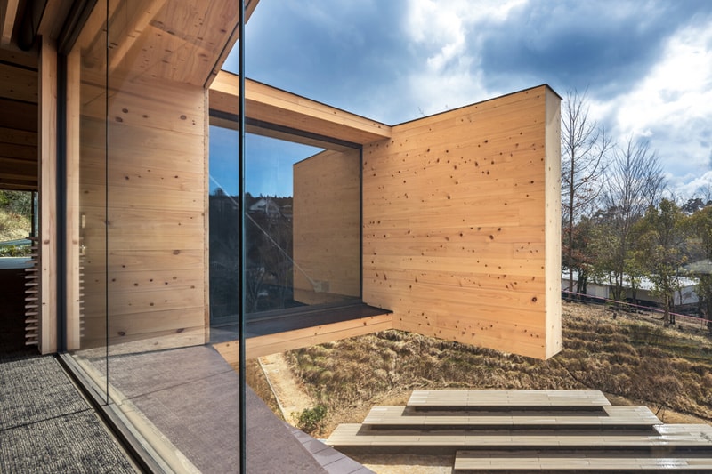 Kengo Kuma Kibi Kogen N SQUARE Co-Working Space Cafe Kibichuo Okayama Prefecture Kengo Kuma & Associates architecture interior design CLT panels 