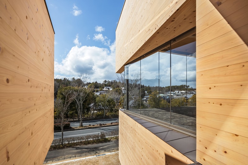 Kengo Kuma Kibi Kogen N SQUARE Co-Working Space Cafe Kibichuo Okayama Prefecture Kengo Kuma & Associates architecture interior design CLT panels 