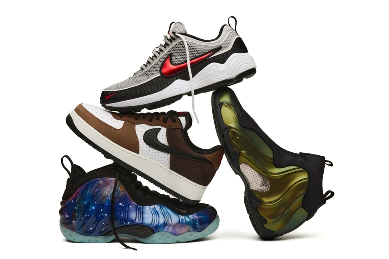 Nike SNKRS Showcase June 2024 Round-Up Info release date store list photos Total 90 III Gato Air Force 1 Low ISPA ESC Kids of Immigrants Air Rift dunk Low Air Zoom Spiridon ACG Goadome Air Flightposite Foamposite One Air Waffle Racer Swarovski Air Max Plus TL 2.5 Sunder