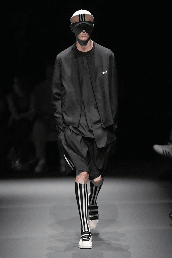Y3 Spring Summer 2025 Paris Fashion Week menswear womenswear streetwear Adidas sportswear runway show