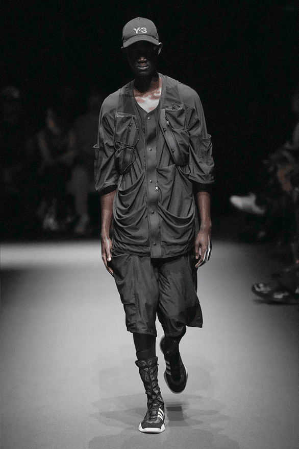 Y3 Spring Summer 2025 Paris Fashion Week menswear womenswear streetwear Adidas sportswear runway show