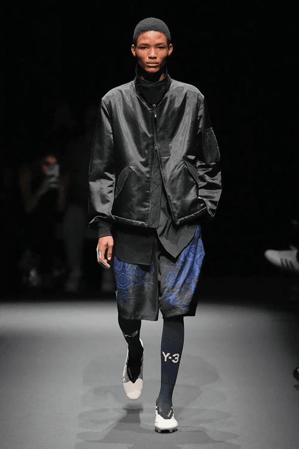 Y3 Spring Summer 2025 Paris Fashion Week menswear womenswear streetwear Adidas sportswear runway show