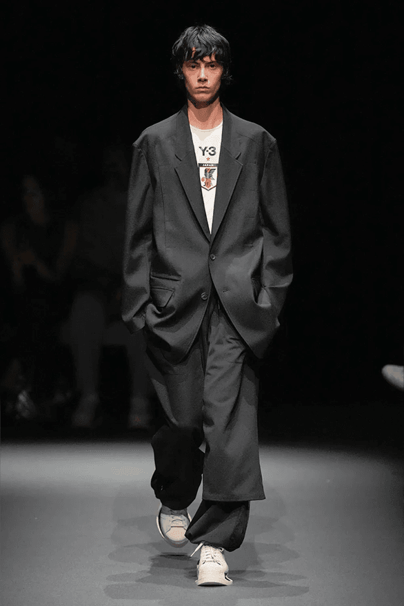 Y3 Spring Summer 2025 Paris Fashion Week menswear womenswear streetwear Adidas sportswear runway show