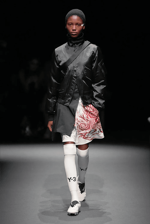 Y3 Spring Summer 2025 Paris Fashion Week menswear womenswear streetwear Adidas sportswear runway show