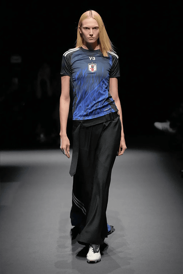 Y3 Spring Summer 2025 Paris Fashion Week menswear womenswear streetwear Adidas sportswear runway show