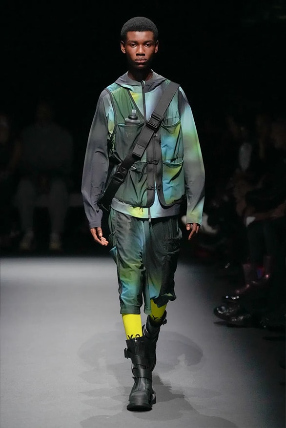 Y3 Spring Summer 2025 Paris Fashion Week menswear womenswear streetwear Adidas sportswear runway show