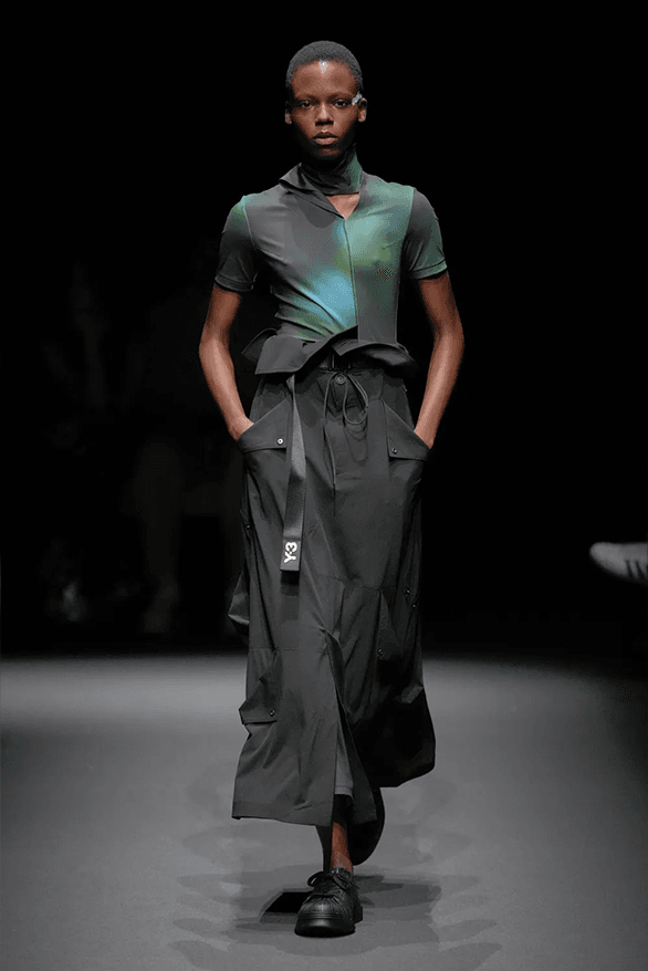 Y3 Spring Summer 2025 Paris Fashion Week menswear womenswear streetwear Adidas sportswear runway show
