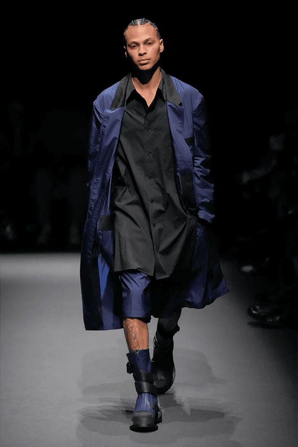 Y3 Spring Summer 2025 Paris Fashion Week menswear womenswear streetwear Adidas sportswear runway show